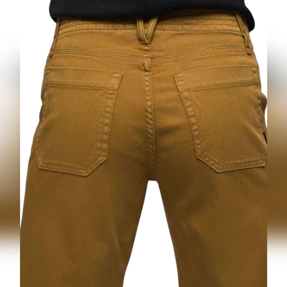 Prana Organic Cotton Sancho Wide Leg Pants in Antique Bronze NWT Size 14 Reg. - Picture 3 of 13